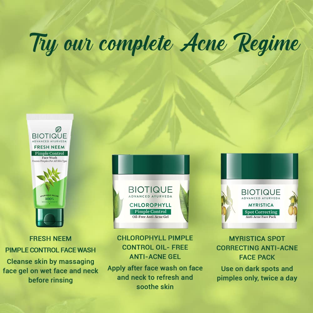 Biotique Bio-Fresh Neem Pimple Control Face Wash 100ml
