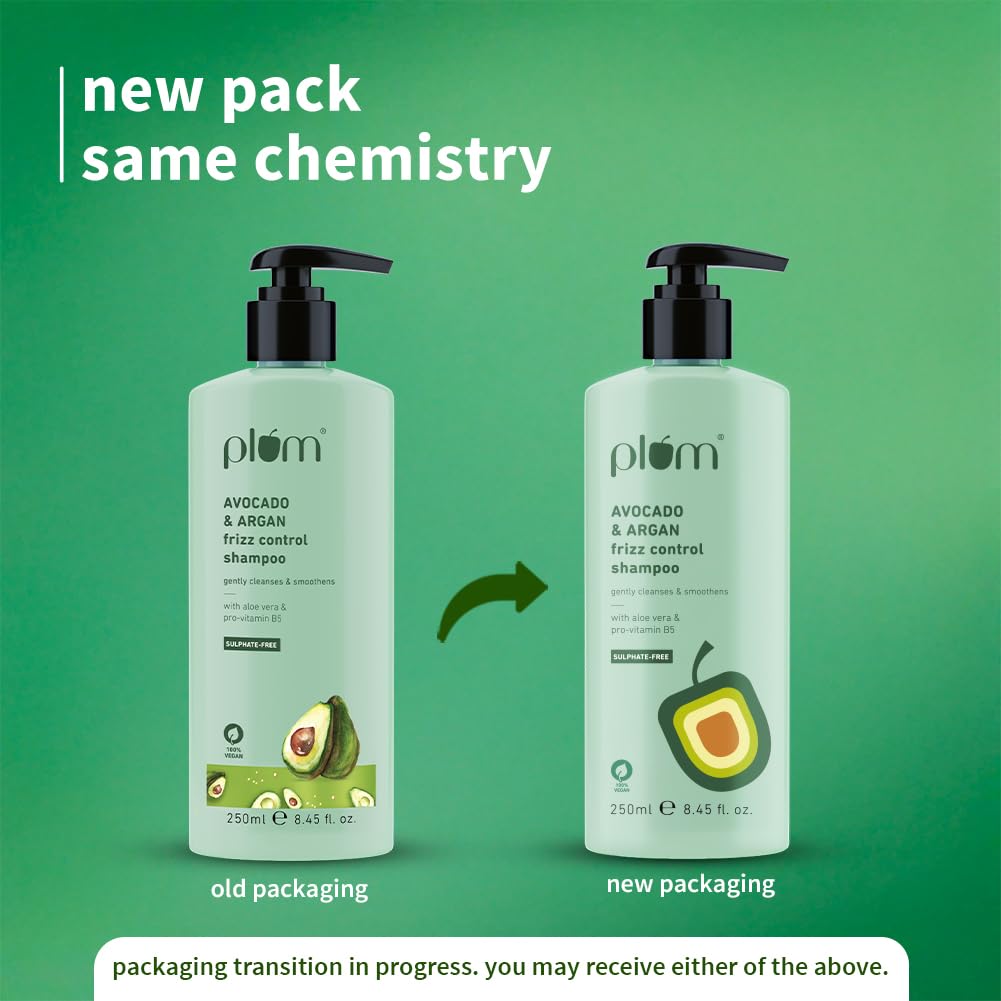 Plum Avocado & Argan Frizz Control Shampoo 250ML