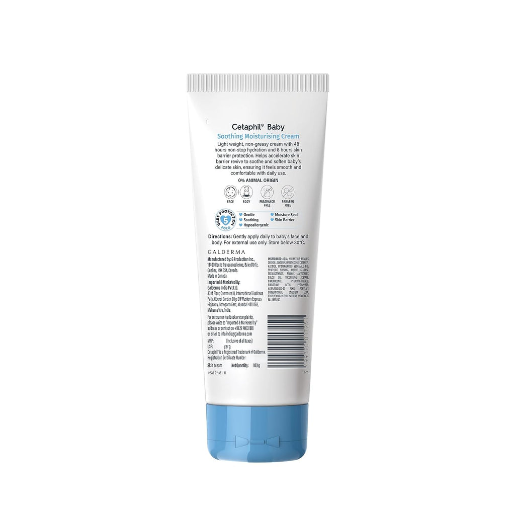 Cetaphil Baby Smoothing Moisturizing Cream 100g