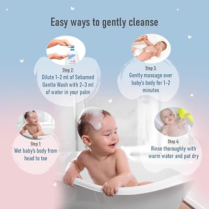 Baby Sebamed Gentle Wash 200ml – Mild Cleansing Care for Baby’s Sensitive Skin