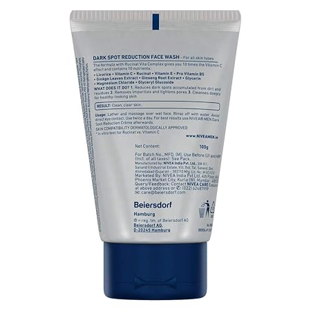 Nivea Face Wash Dark Spot Reduction 100ml