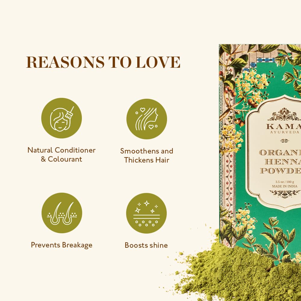 Kama Organic Henna Powder 100g