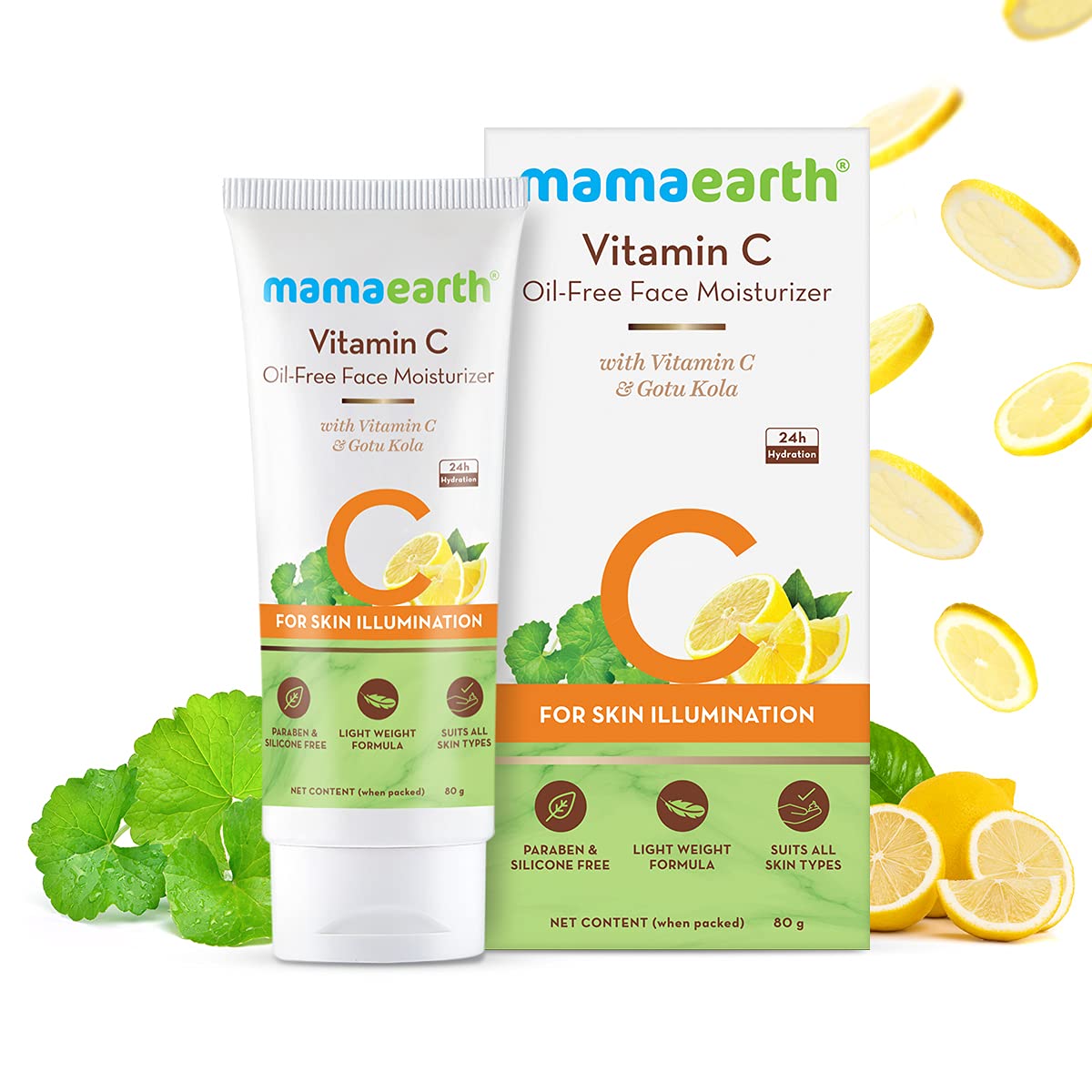 Mamaearth Vitamin C Oil-Free Moisturizer 80g