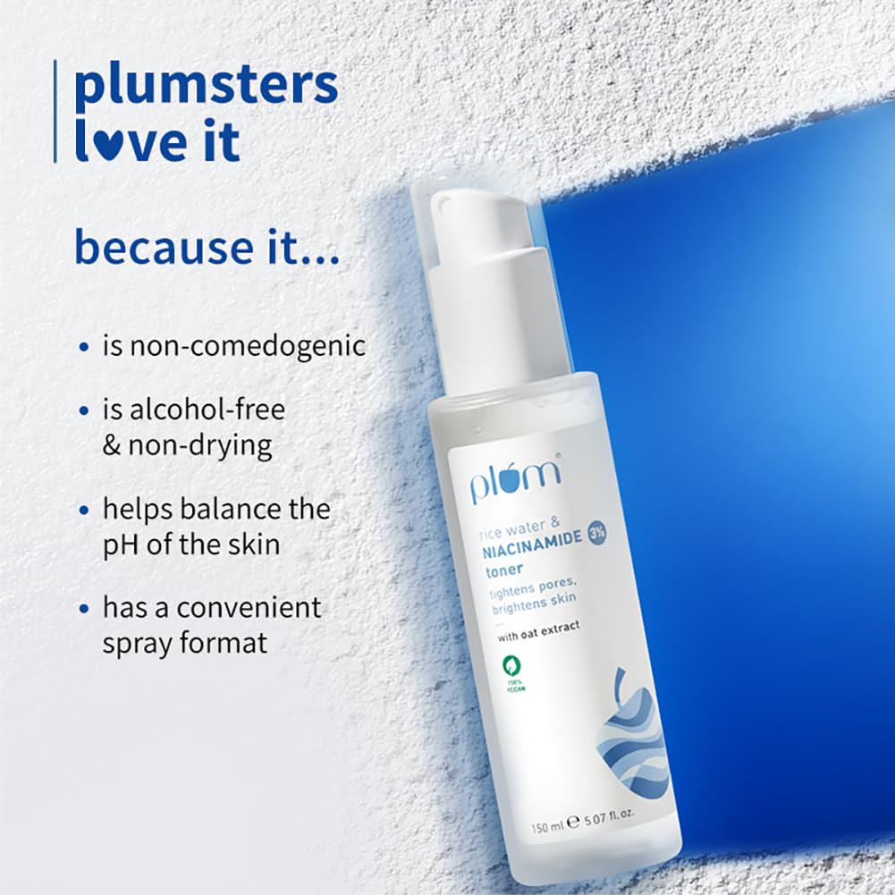 Plum Rice Water & Niacinamide 3% Toner 150ml
