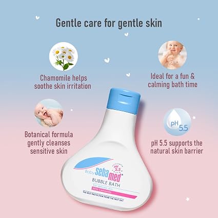 Sebamed Baby Bubble Bath 200ml – Gentle Cleansing & Bath Care for Babies