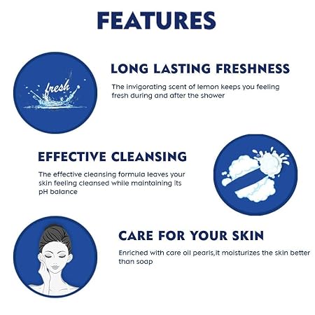 Nivea Shower Gel Fresh Pure 125ml