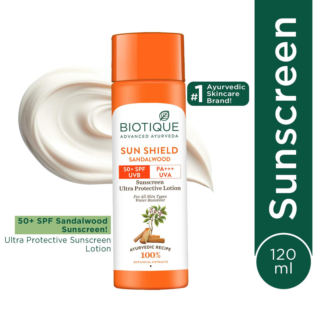 Biotique Bio-Sunshield Sandalwood 50+ SPF Sunscreen Lotion 50ml