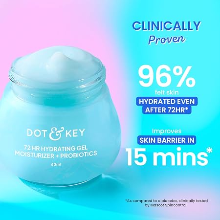Dot&Key 72hr Hydrating Gel Moisturizer + Probiotics 60ml