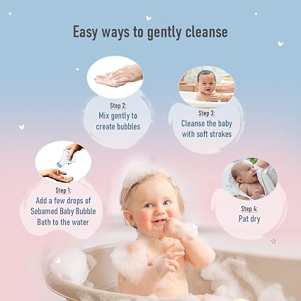 Sebamed Baby Bubble Bath 200ml – Gentle Cleansing & Bath Care for Babies