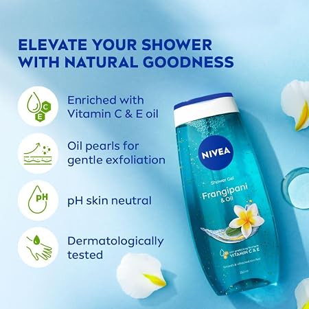 Nivea Shower Gel Frangipani Oil 250ml