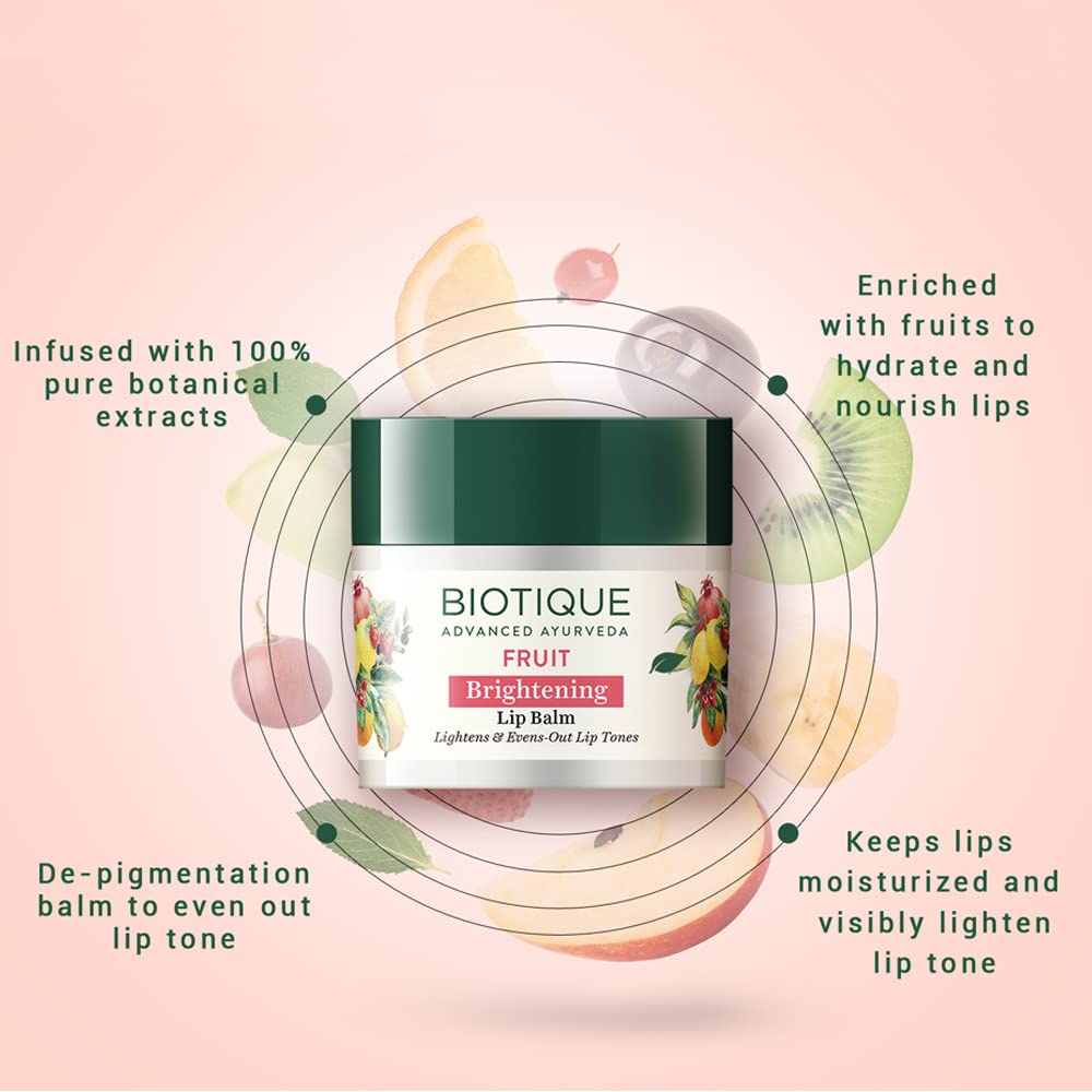 Biotique Bio-Fruit Brightening Lip Balm 12g