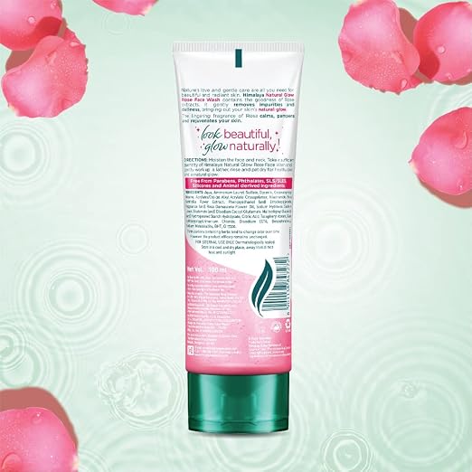 Himalaya Natural Glow Rose Face Wash 100ml