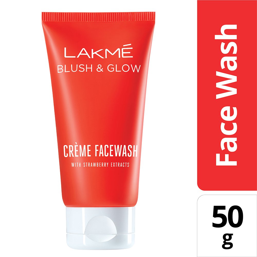 Lakme Strawberry Cream Facewash 50g