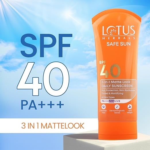 Lotus Safe Sun Matte Look SPF 40