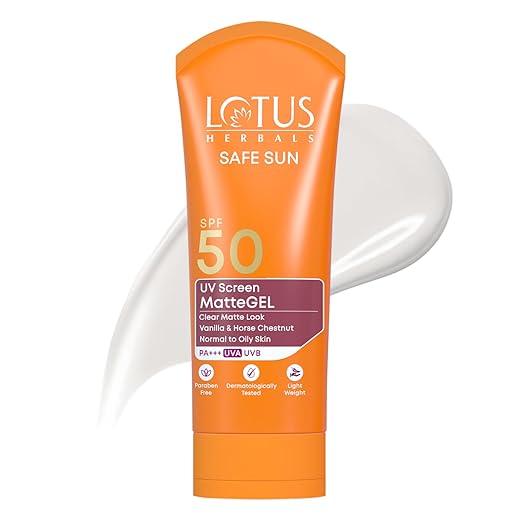 Lotus Safe Sun UV Screen Mattegel SPF50 15G