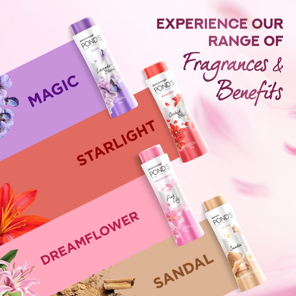 Pond`s Dreamflower Fragrant Talc (80 g)
