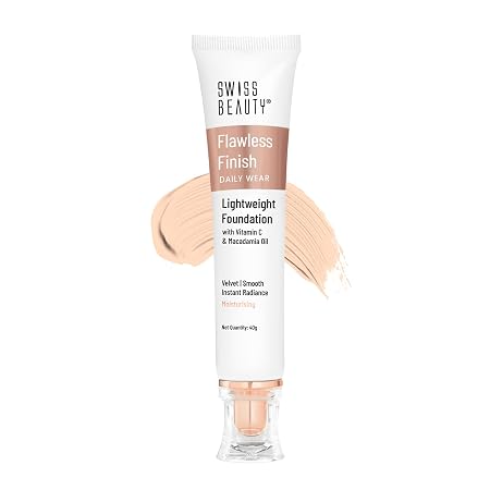 Swiss Beauty Flawless Finish Foundation SB-502-02 Soft Ivory 40g