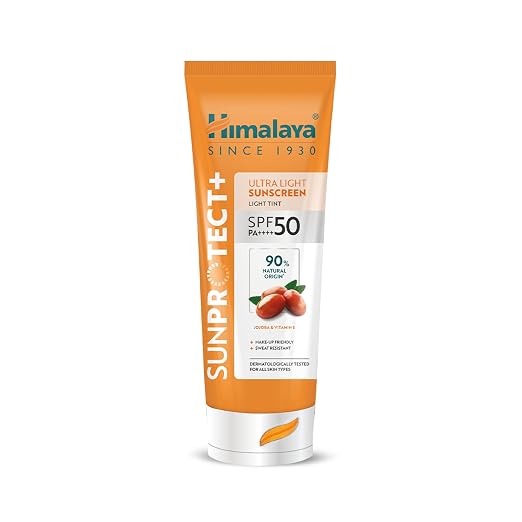 Himalaya Sun Protect+ Ultra Light Sunscreen Light Tint 50g