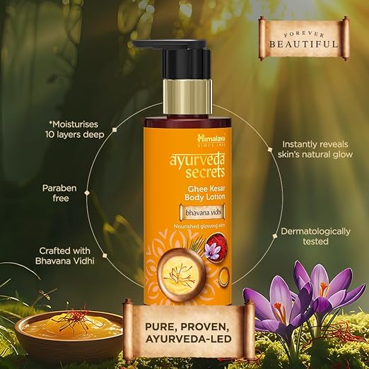 Himalaya Ayurveda Secrets Ghee Kesar Body Lotion 200ml