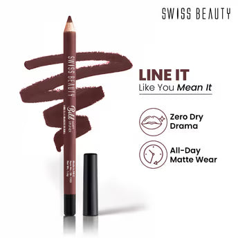 Swiss Beauty Bold Matt Lip Liner Choco Nude 03