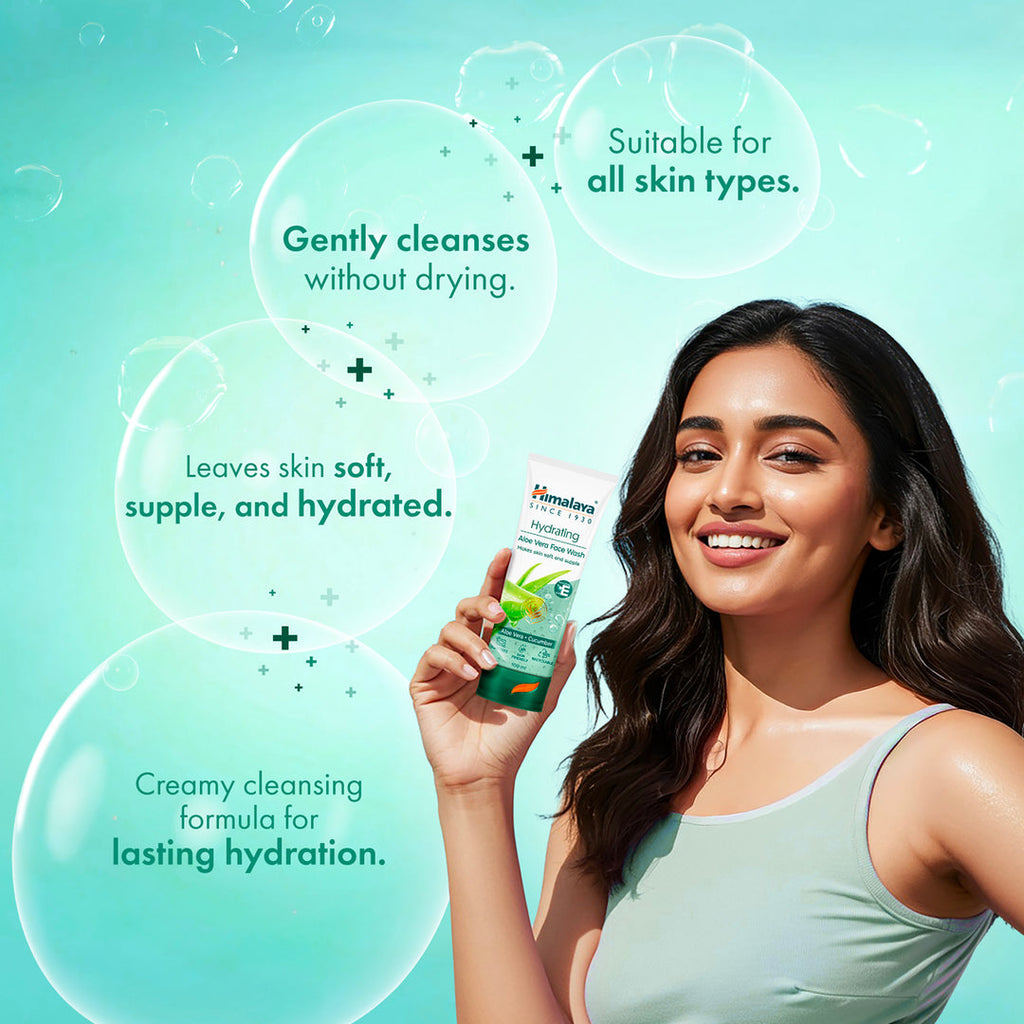 Himalaya Hydrating Aloe Vera Face Wash 100ml