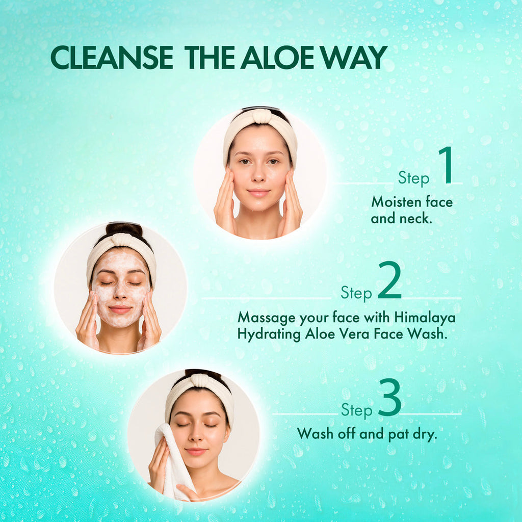 Himalaya Hydrating Aloe Vera Face Wash 100ml
