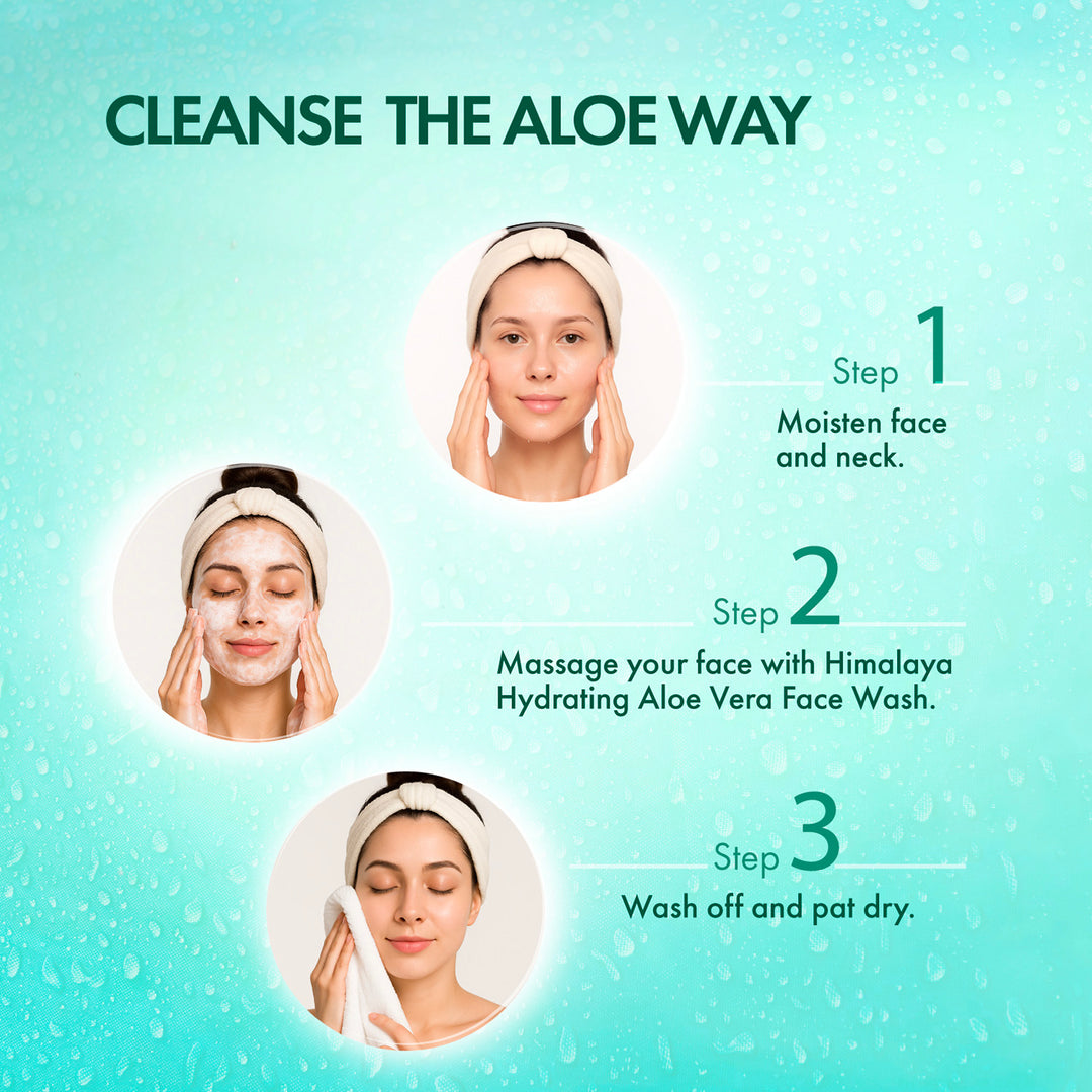 Himalaya Hydrating Aloe Vera Face Wash 100ml