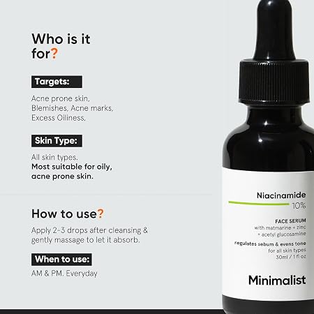 Minimalist Niacinamide 10% Face Serum 30ml