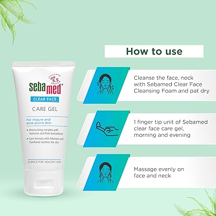 Sebamed Clear Face Care Gel 50ml – Lightweight Hydration for Acne-Prone Skin
