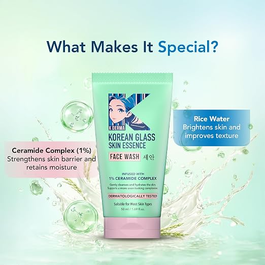 Dr.Rashel beauty elixirs face wash 50ml - korean glass