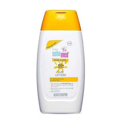 Sebamed Baby Sun Lotion SPF 50+ No Perfume – High Sun Protection for Baby’s Sensitive Skin