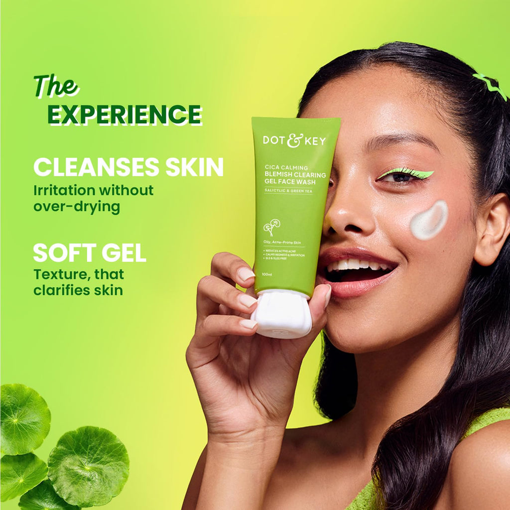 Dot&Key Cica Calming Blemish Cleaning Gel Face Wash100ml