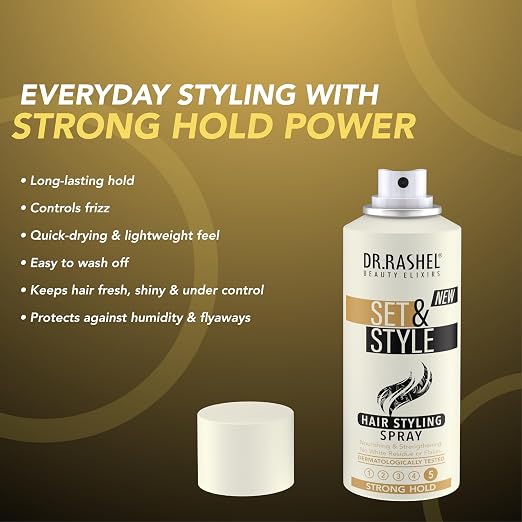 Dr.Rashel beauty elixirs hair setting spray 100ml - strong hold