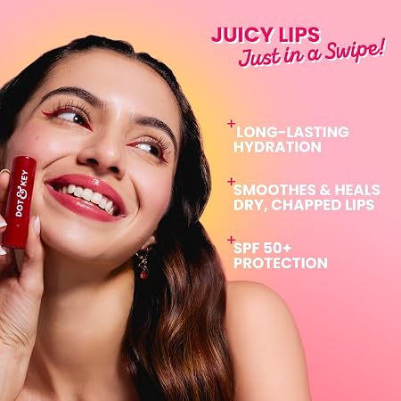Dot&Key Barrier Repair Hydrating Lip Balm Strawberry Red