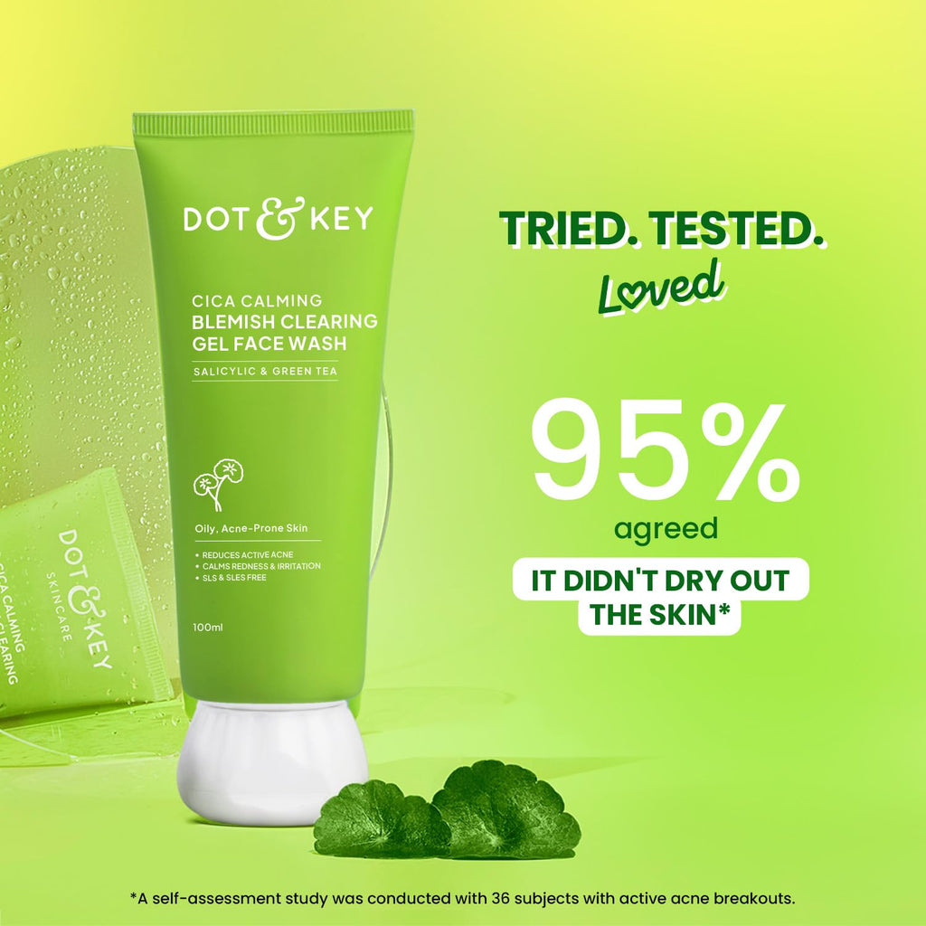 Dot&Key Cica Calming Blemish Cleaning Gel Face Wash100ml