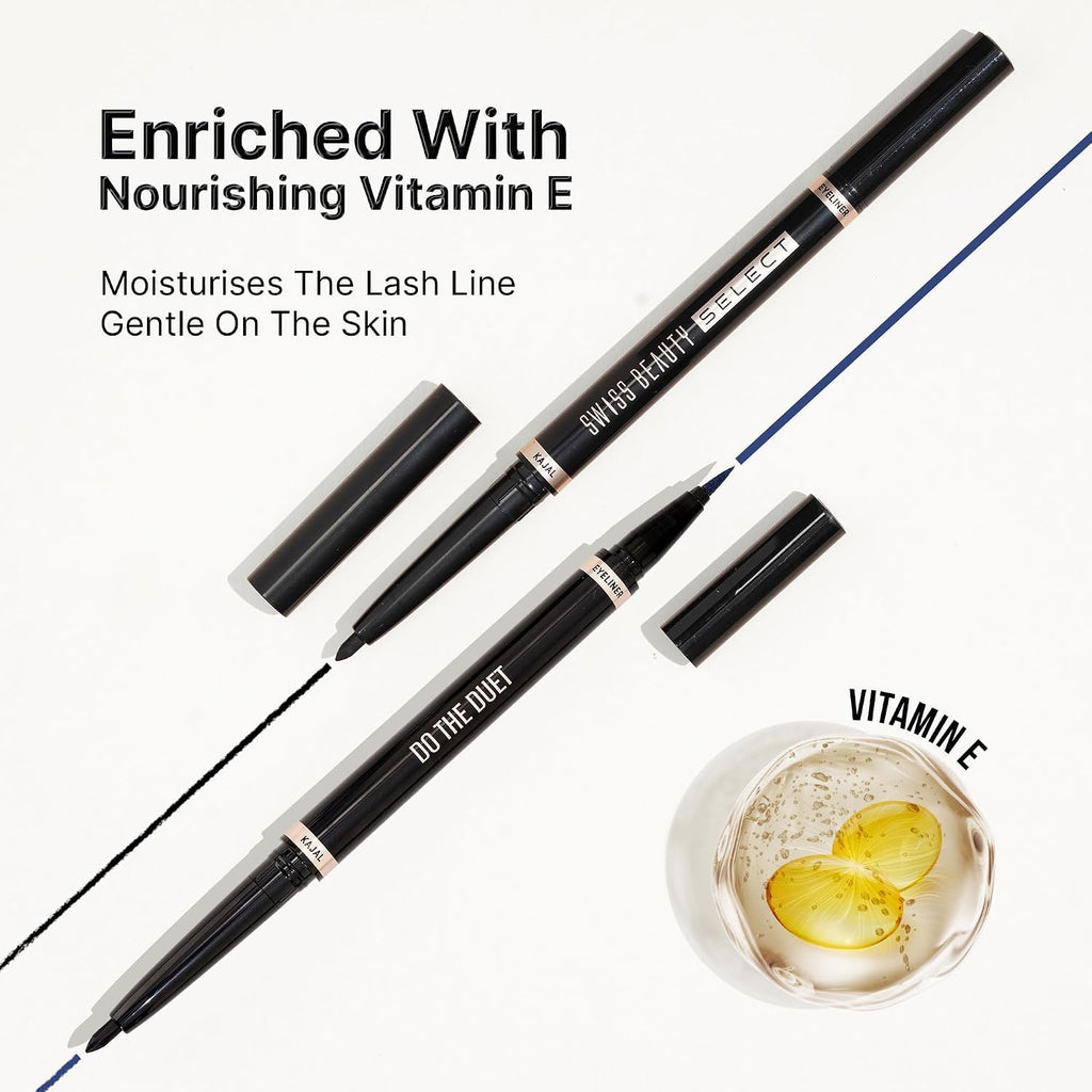 Swiss Beauty Select Do The Duet Kajal + Eyeliner Sapphire Salsa