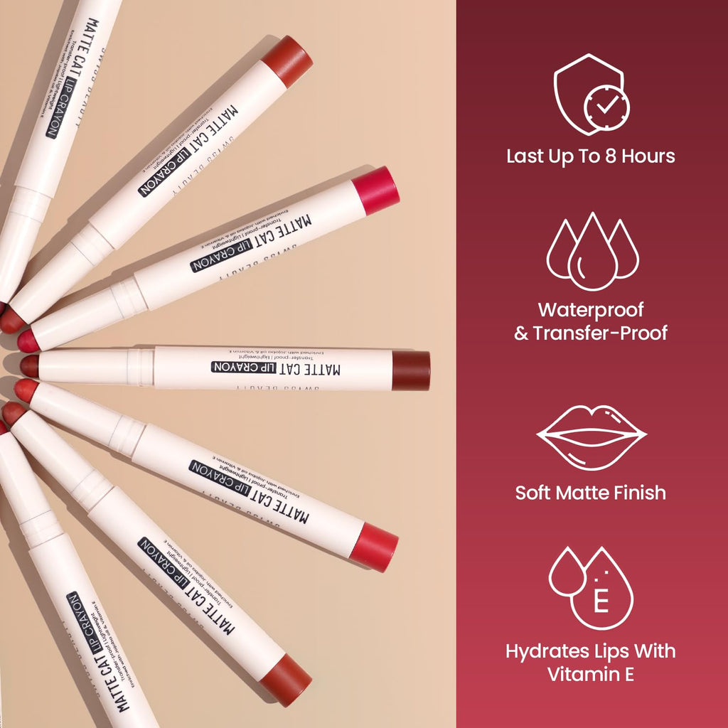 Swiss Beauty Matte Cat Lip Crayon