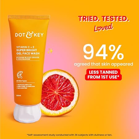 Dot&Key Vitamin C+E Superbright Gel Face Wash - 100ml