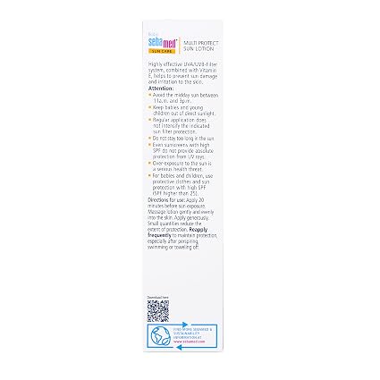 Sebamed Baby Sun Lotion SPF 50+ No Perfume – High Sun Protection for Baby’s Sensitive Skin