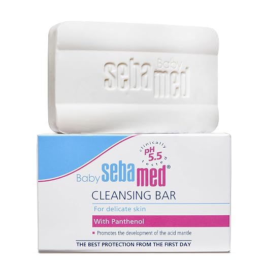 Sebamed Baby Cleansing Bar 100g – Gentle Soap-Free Cleansing for Baby’s Sensitive Skin