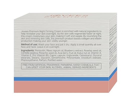 Jovees Premium Night Firming Cream 50g