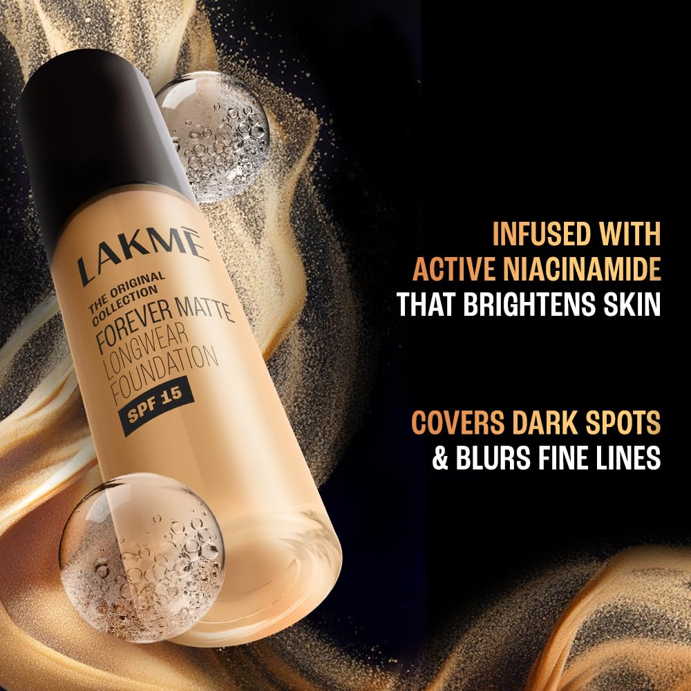 Lakme Forever Matte Foundation SPF 15 Warm Natural