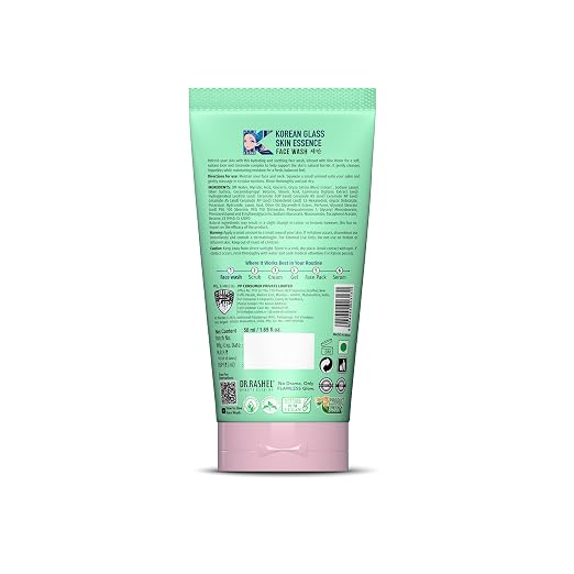 Dr.Rashel beauty elixirs face wash 50ml - korean glass