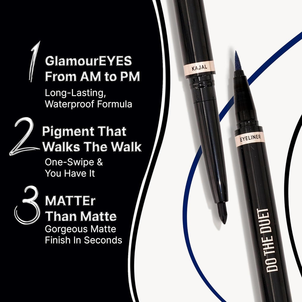 Swiss Beauty Select Do The Duet Kajal + Eyeliner Sapphire Salsa