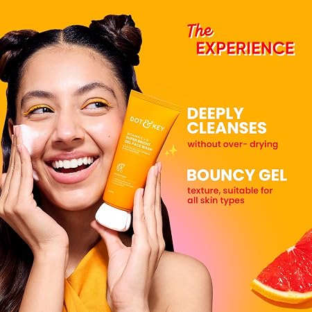 Dot&Key Vitamin C+E Superbright Gel Face Wash - 100ml