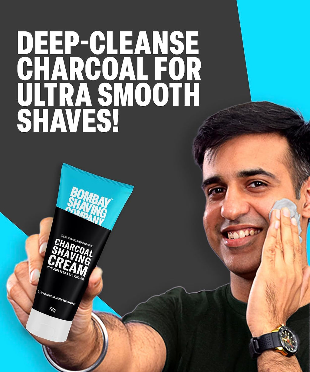 Bombay Charcoal Shaving Cream 78gm