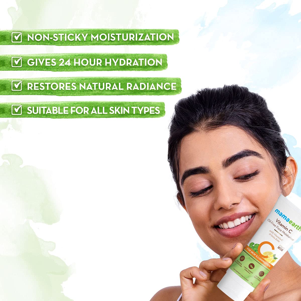 Mamaearth Vitamin C Oil-Free Moisturizer 80g