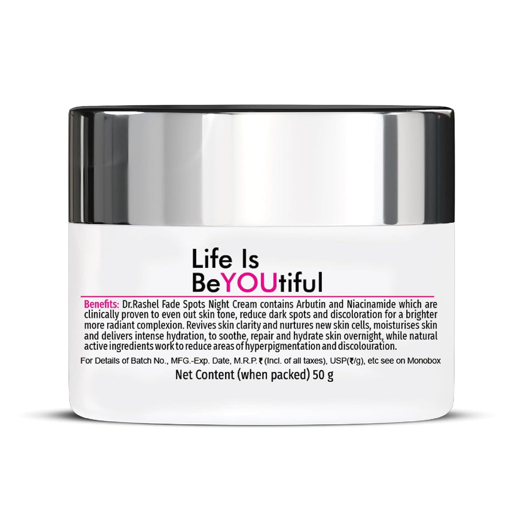 Dr.Rashel beauty elixirs night cream 50g - white skin