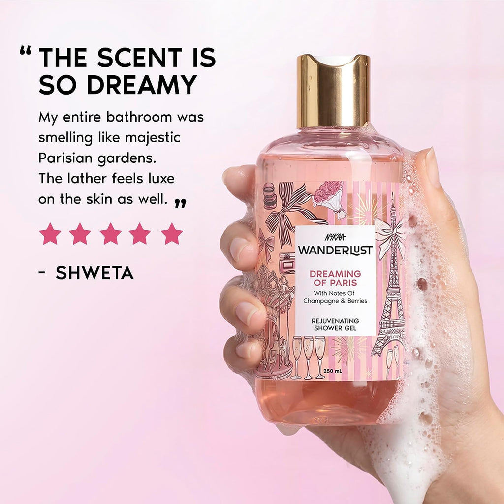 Nykaa Wanderlust Dreaming of Paris Shower Gel