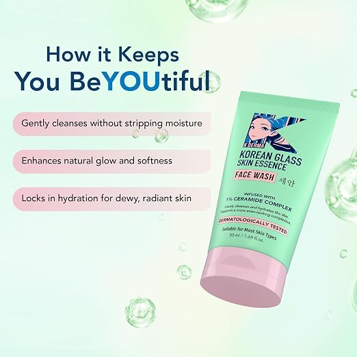Dr.Rashel beauty elixirs face wash 50ml - korean glass